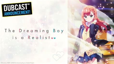 'The Dreaming Boy is a Realist' English Dub Reveals Cast.